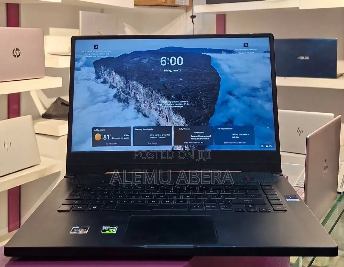 New Laptop Asus ROG Zephyrus G14 16GB AMD Ryzen 7 SSD 512GB