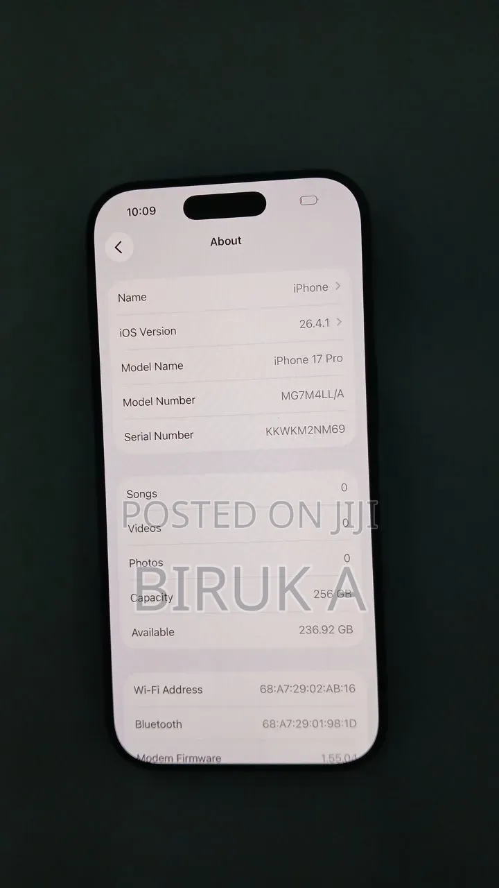 New Apple iPhone 17 Pro 256 GB Blue