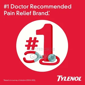Tylenol Extra Strength Caplets, 500mg of Acetaminophen for Pain Relief