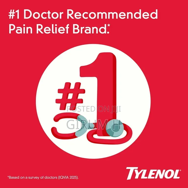 Tylenol Extra Strength Caplets, 500mg of Acetaminophen for Pain Relief