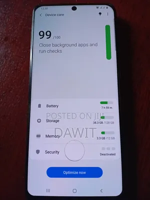 Samsung Galaxy S20 Ultra 5G 128 GB Black