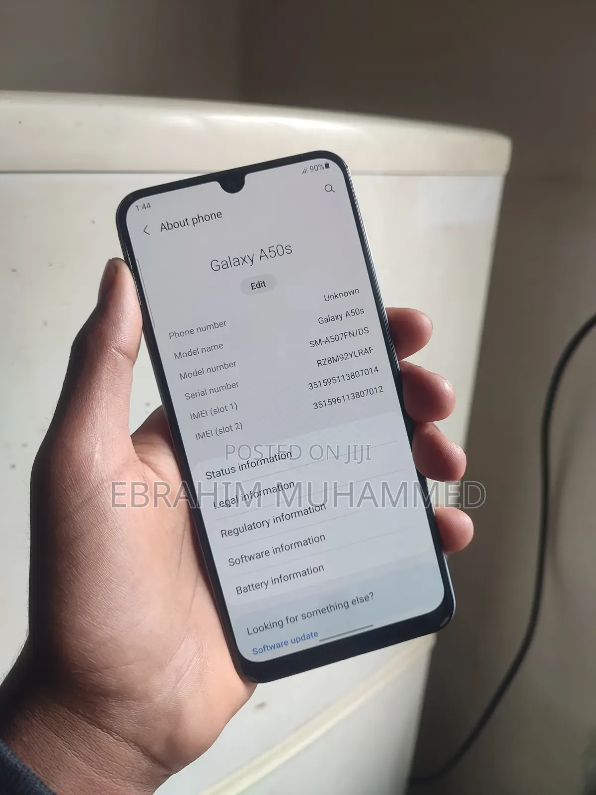 Samsung Galaxy A50s 128 GB White