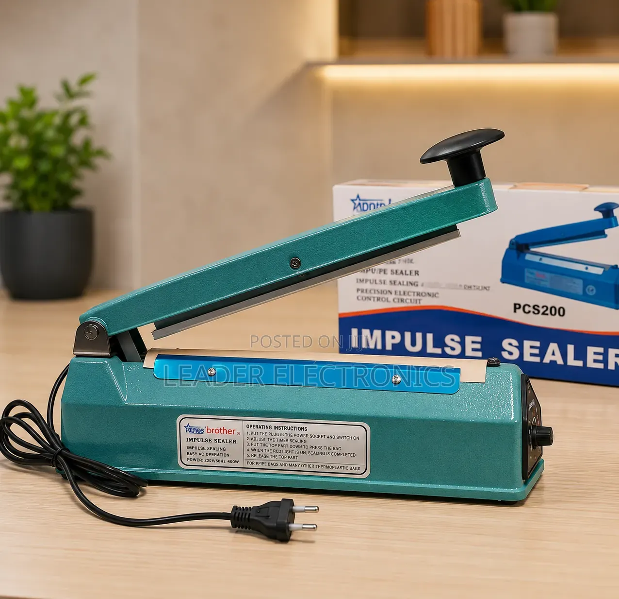 20cm Plastic Bag Sealer (የፕላስቲክ ማሸጊያ)