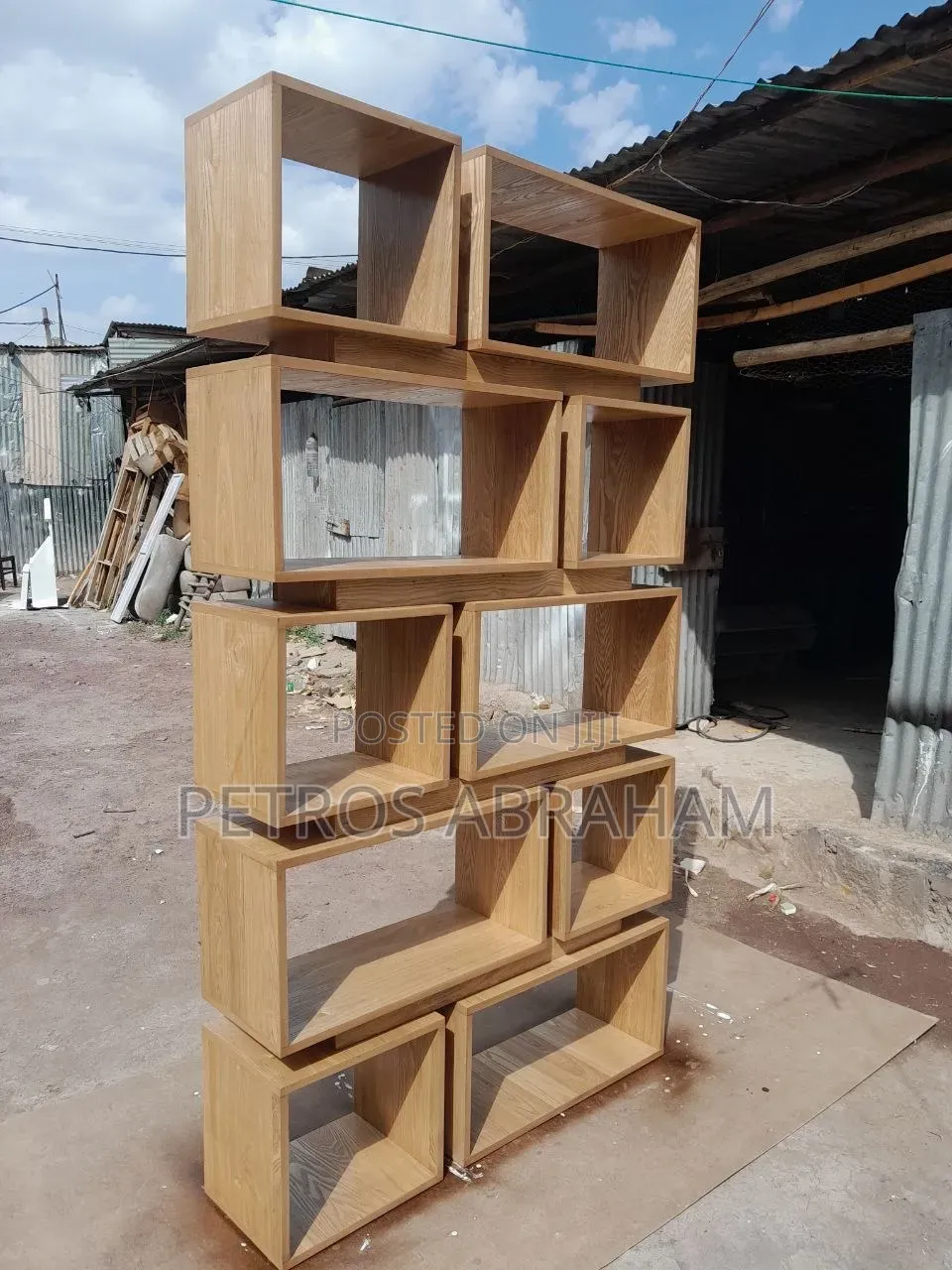 Oak Matetial Shelf