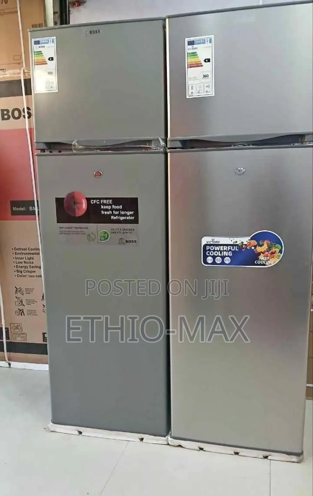 Boss,Victory Refrigerator 410 – More Space, Better Cooling, Freshness