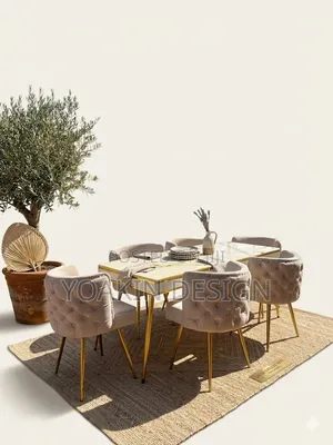 6 Seater Dining Table ባለ 6 መቀመጫ የመመገቢያ ጠረጴዛ