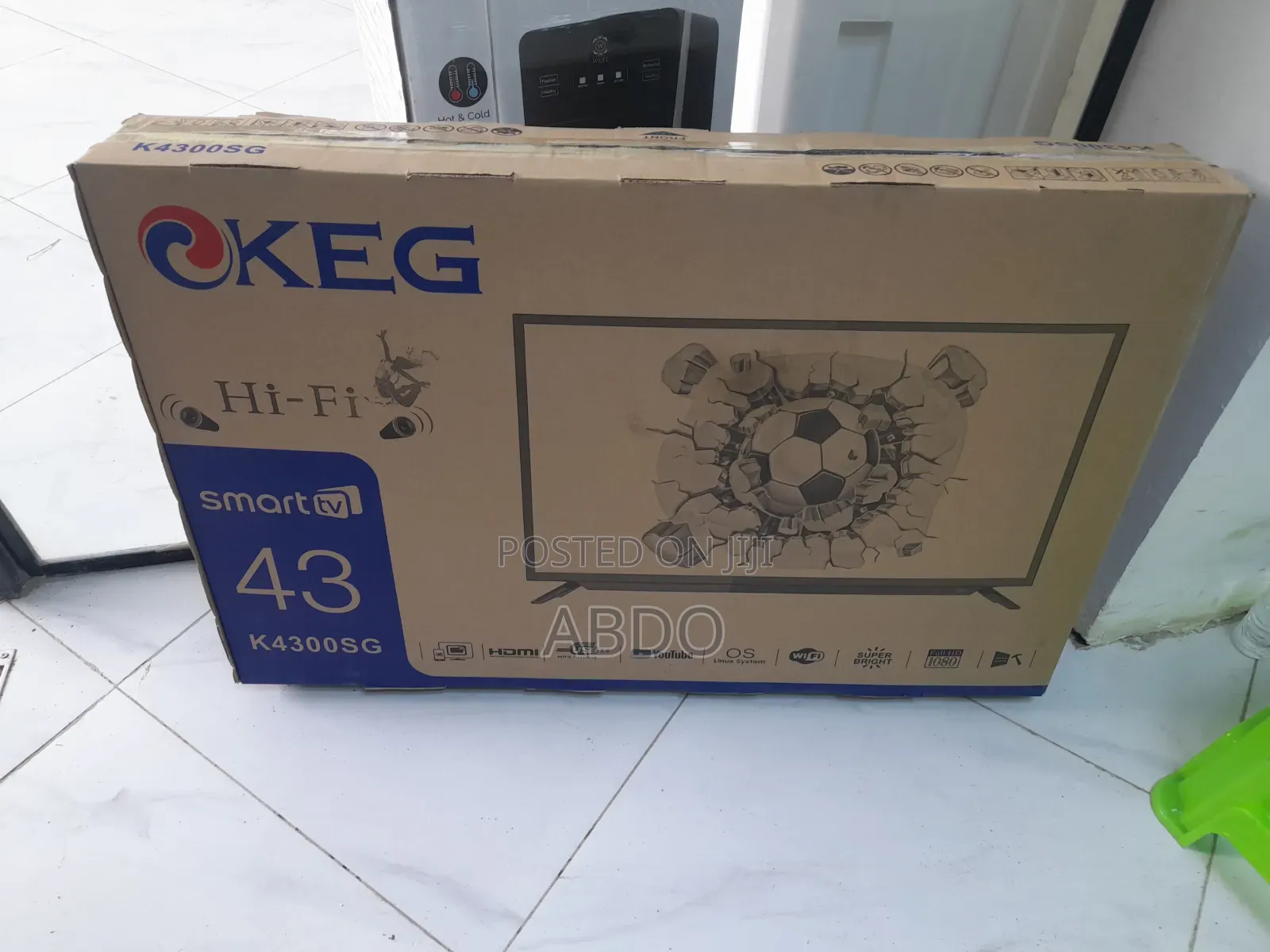 Keg Smart Tv 43 Inch Andraid Doubel Gelass 2026 Quality Tv Hifi