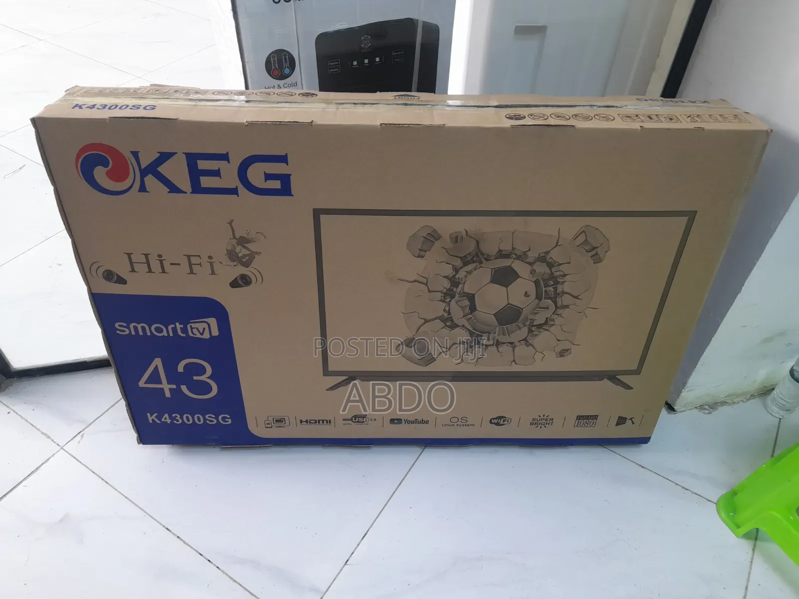Keg Smart Tv 43 Inch Andraid Doubel Gelass 2026 Quality Tv Hifi