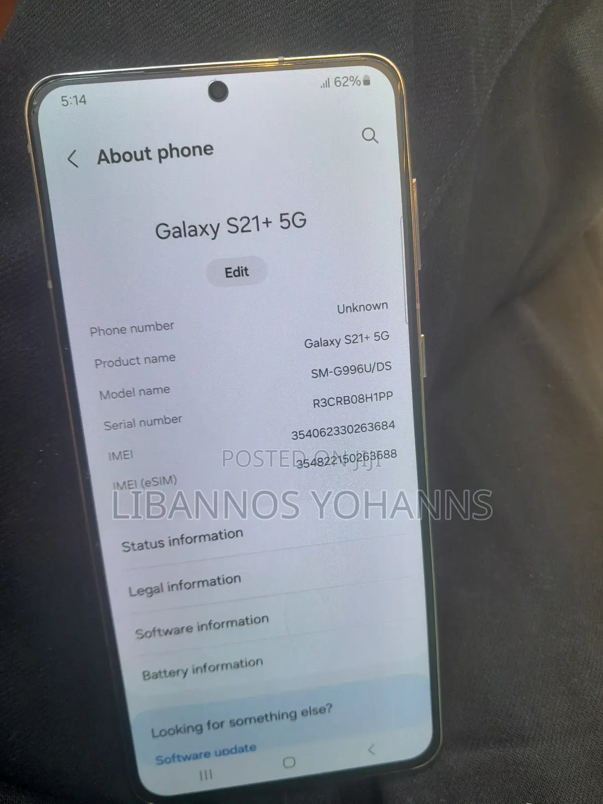 Samsung Galaxy S21+ 5G 128 GB Bronze