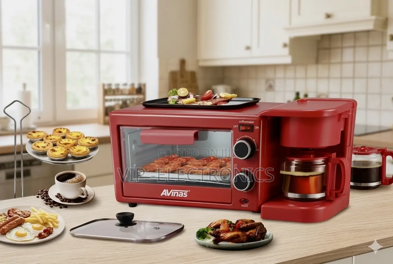 Avinas Multi-Purpose Breakfast Machine 16l–850w Compact Breakfast Oven