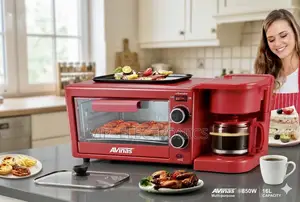 Avinas Multi-Purpose Breakfast Machine 16l–850w Compact Breakfast Oven