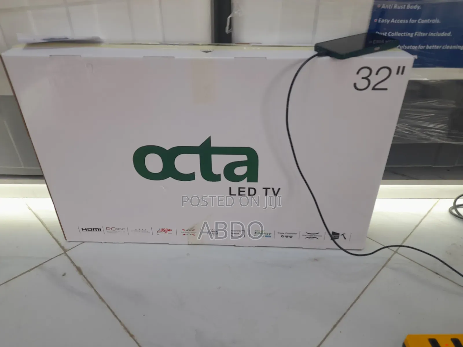 Octa Led Tv 32 Inch Doubel Gelass