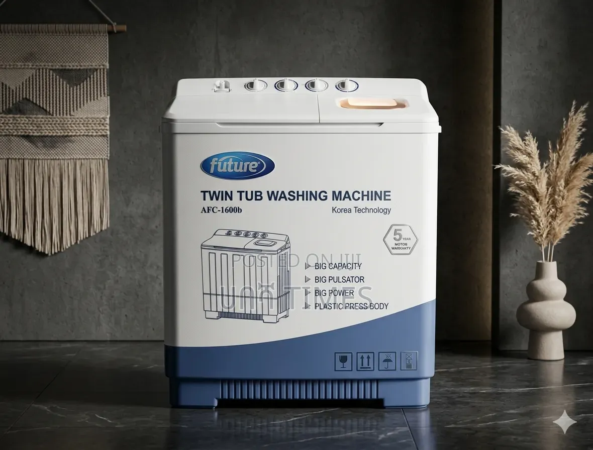 Future Twin Tub Washing Machine (Korea Technology) – High Capacity