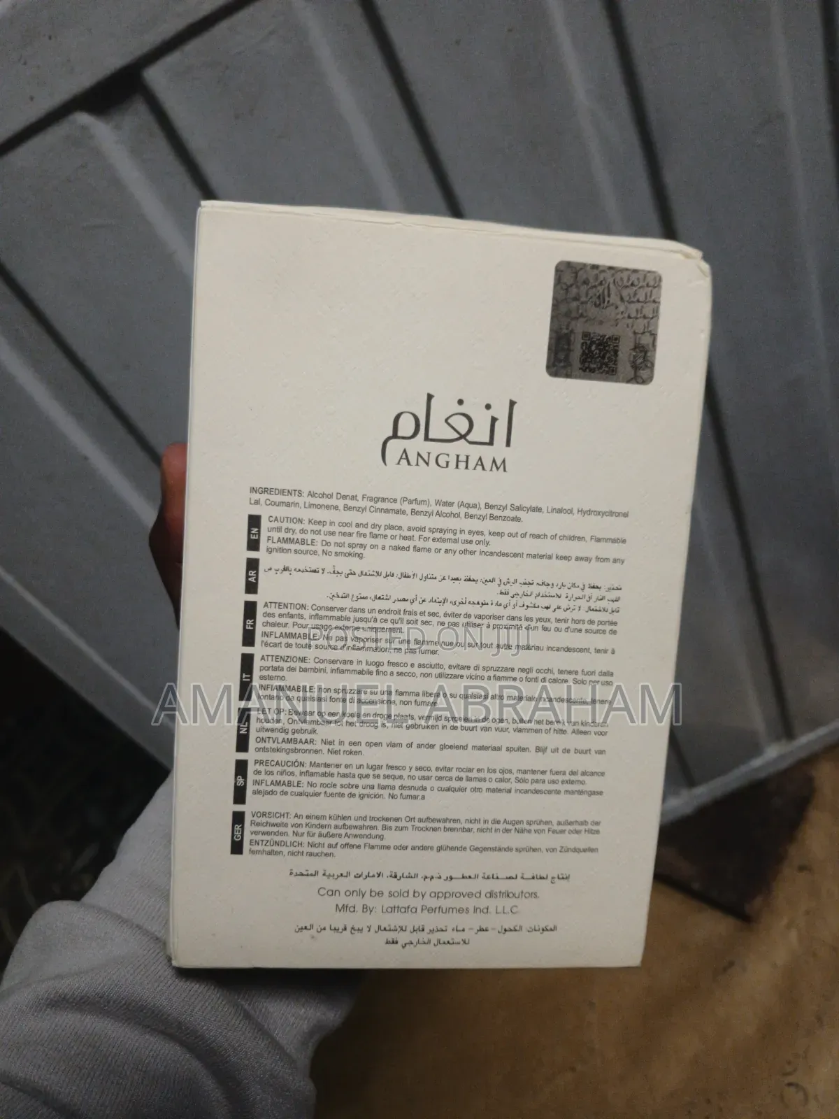 Angham Latafa Perfume
