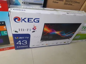 Keg Smart Tv 43 Inch Andraid Doubel 2025 Quality Brand Hifi
