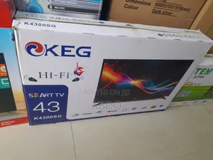 Keg Smart Tv 43 Inch Andraid Doubel 2025 Quality Brand Hifi