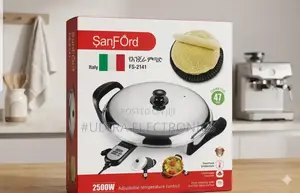 Sanford Fs-2141 Injera Mitad – 47cm Electric Injera Mitad With 2500w
