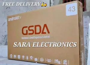 ➣Gsda 43" Smart ◈New 2026◈Free Delivery◈5 Year Warranty◈Price52,000