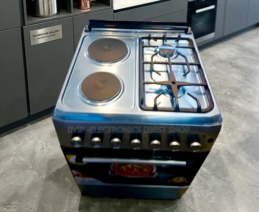 Delta Oven 60cm by 60cm Stainless Steel (2gas 2electric) Freestanding