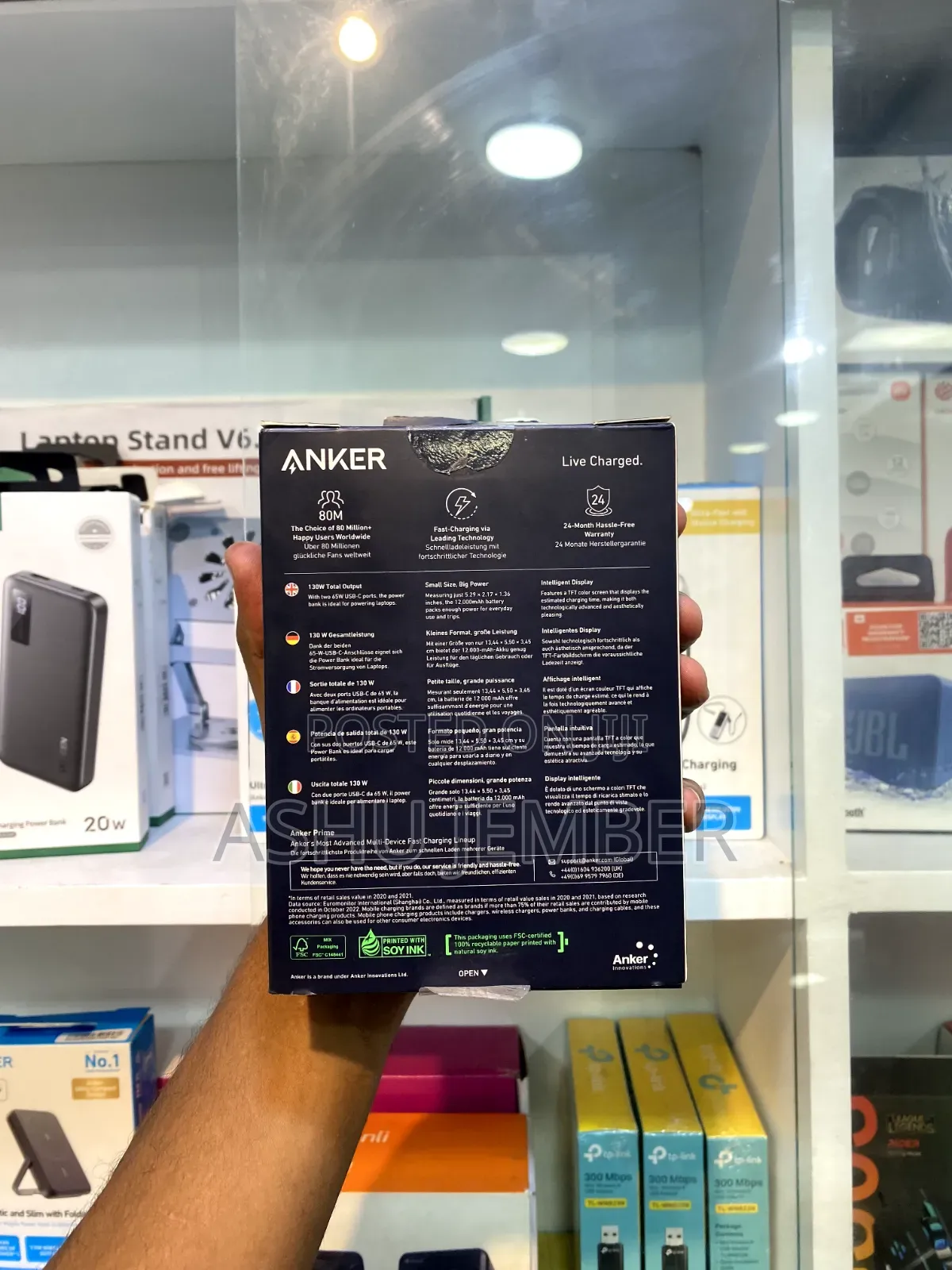 Anker Prime 12,000 Mah 130 W Power Bank — Key Specs Features