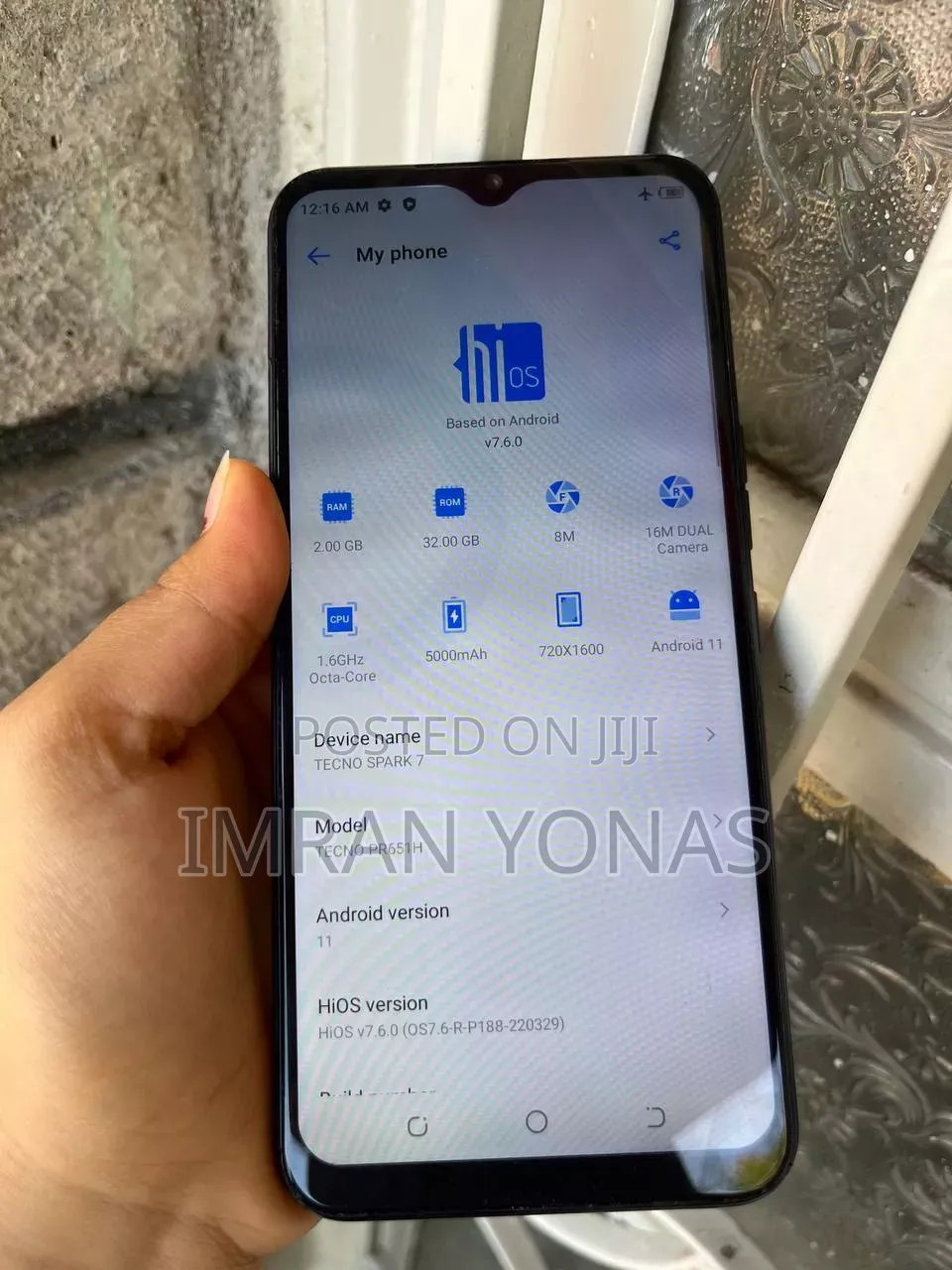 Tecno Spark 7 32 GB Black