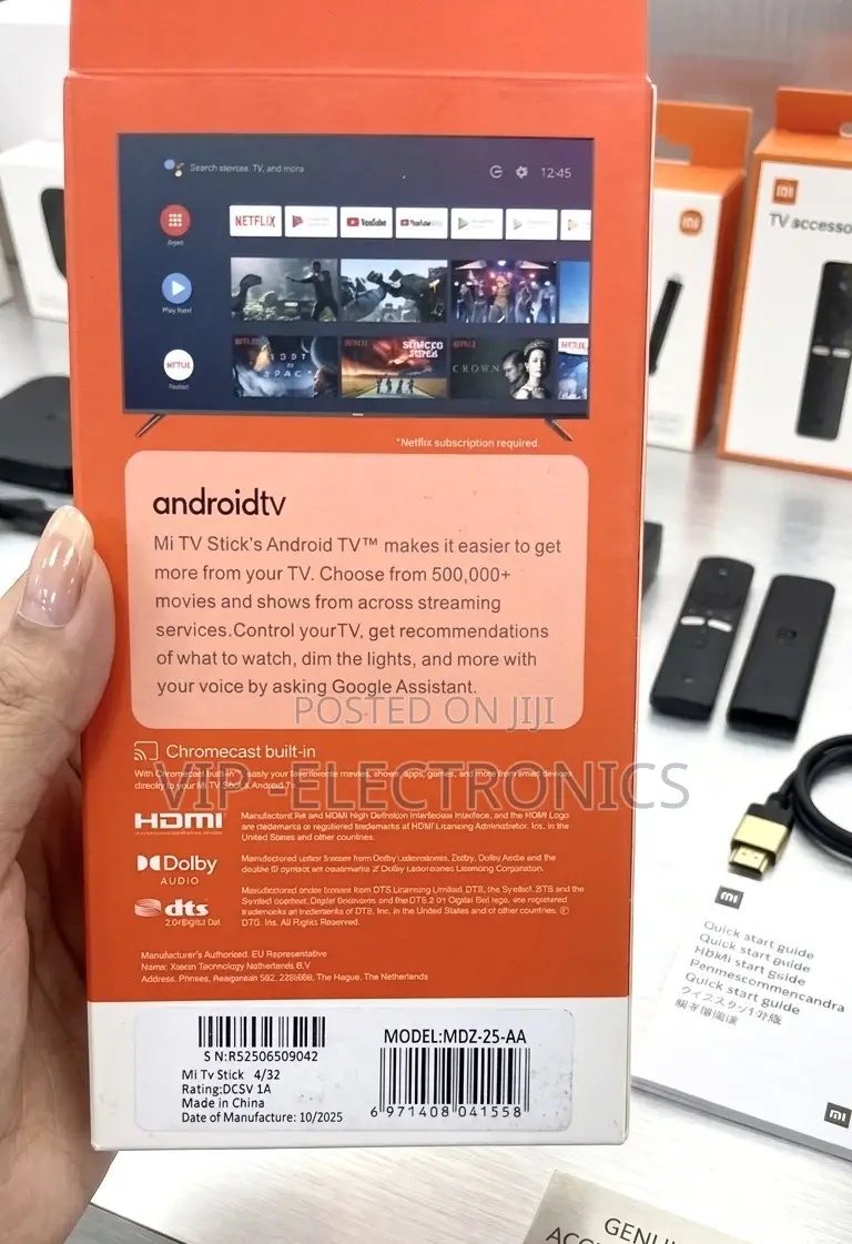 Mi Tv Stick Android Tv Streaming Media Player