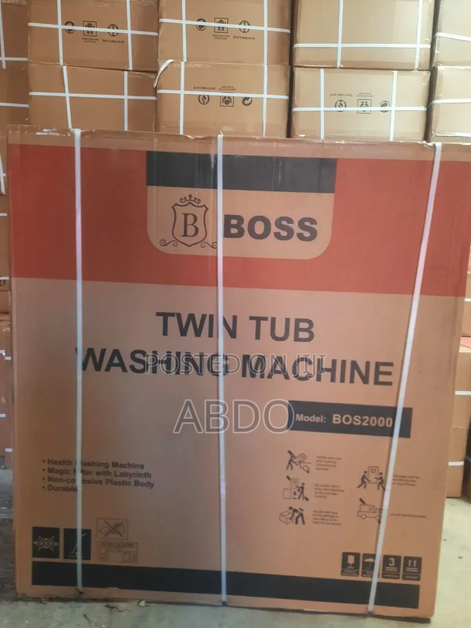 Boss Washing Mashine 16kg Quality Brand Doubel Bale 3 Moter New