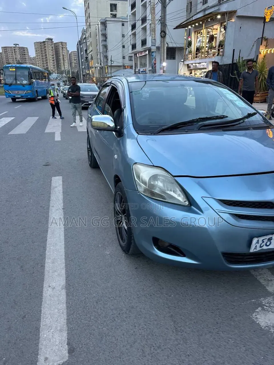 Toyota Yaris 2008 Blue