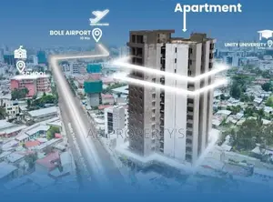 Furnished 2bdrm Apartment in መገናኛ ቅንጡ አፓርትመንት, Yeka for sale