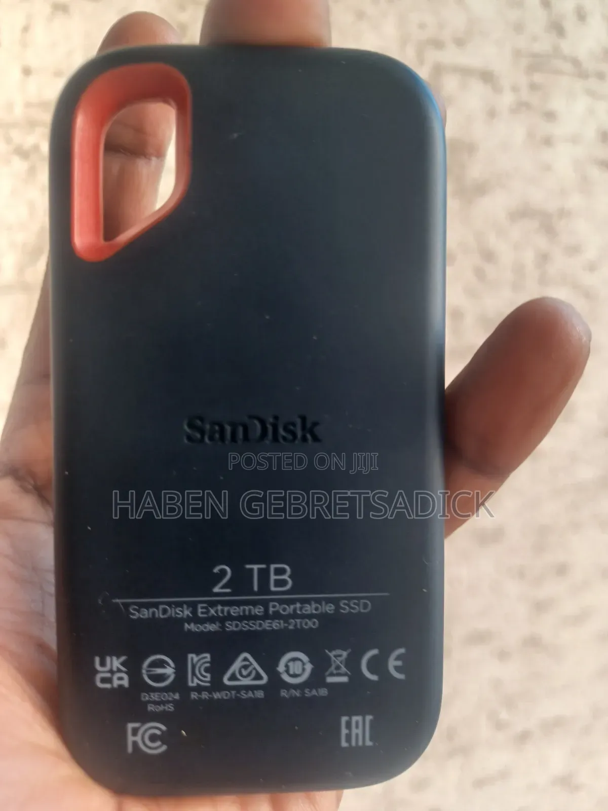 Sansisk SSD Portable Harddrive