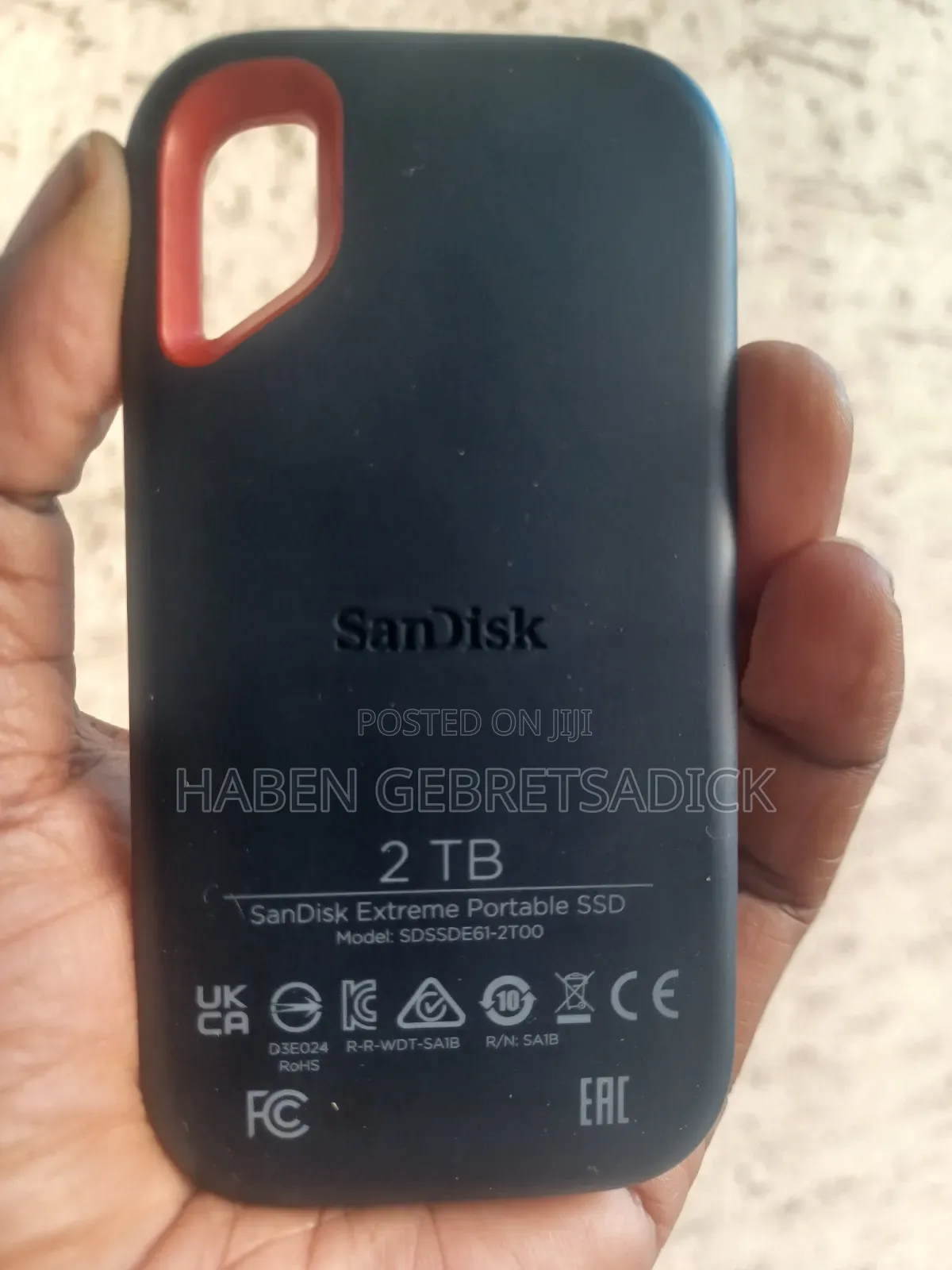 Sansisk SSD Portable Harddrive