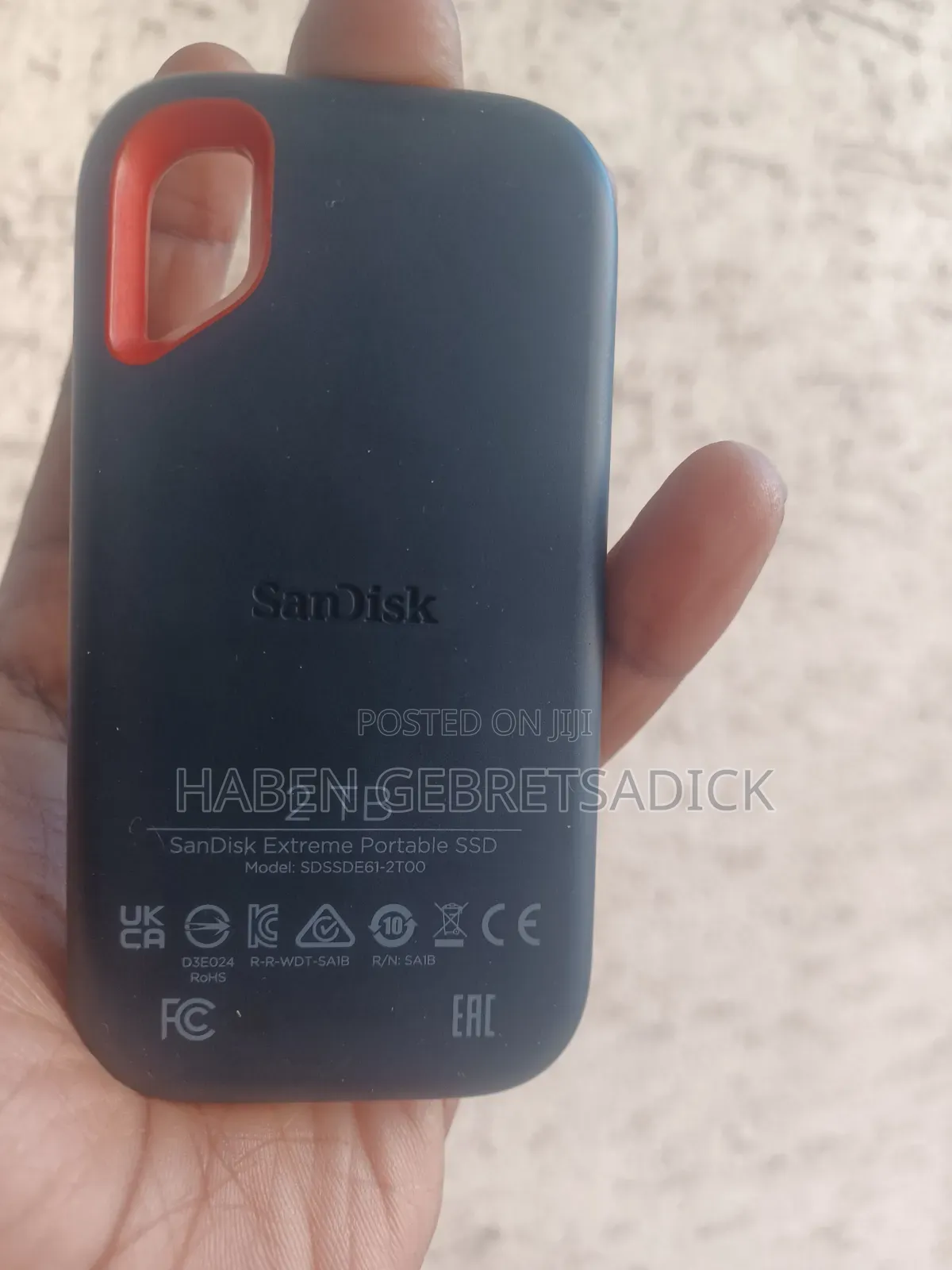 Sansisk SSD Portable Harddrive