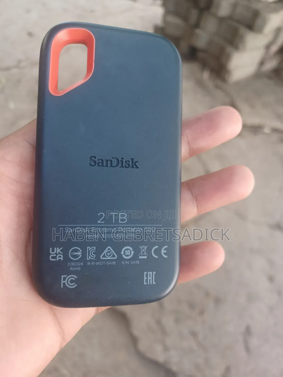 Sansisk SSD Portable Harddrive