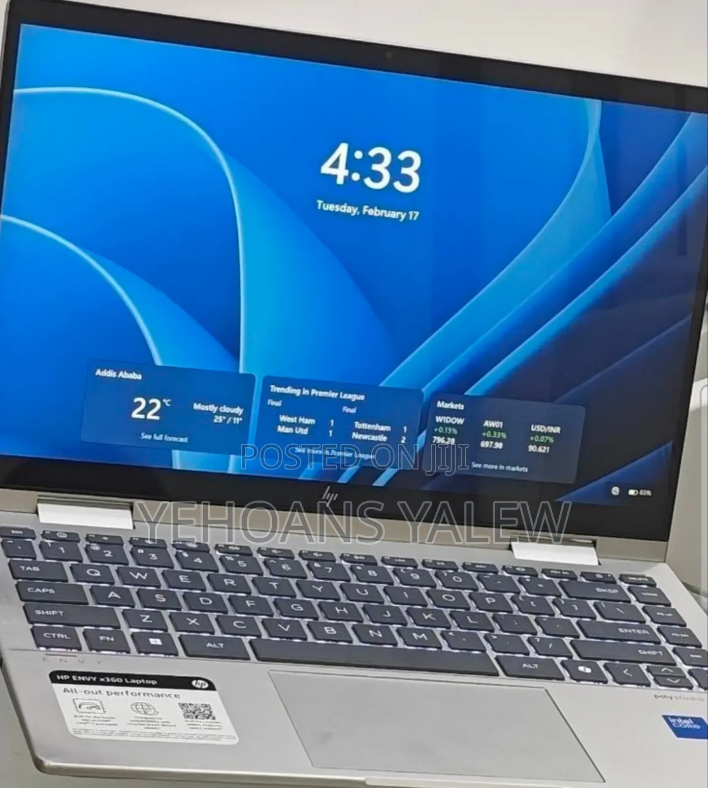 New Laptop HP Envy X360 8GB Intel Core 5 SSD 512GB