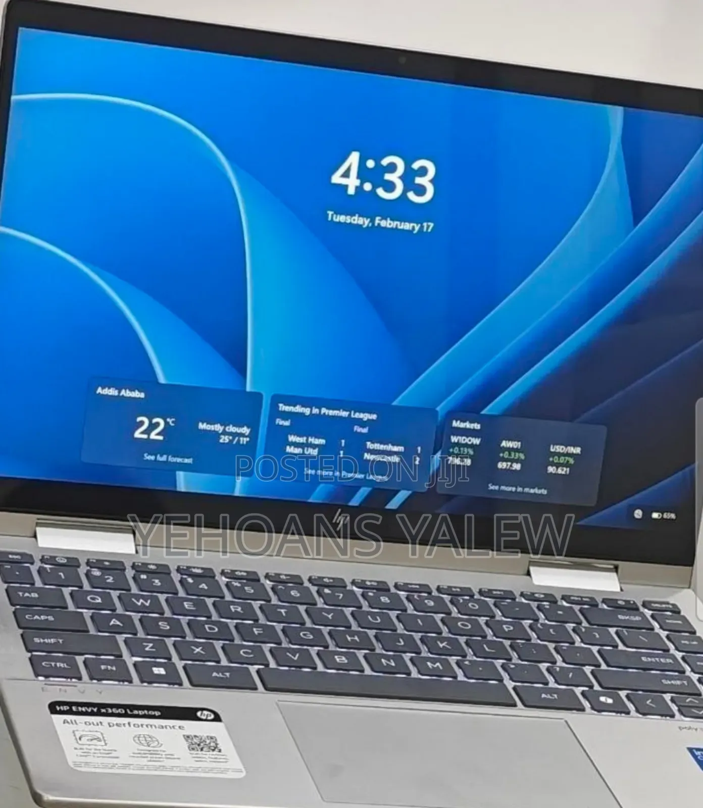 New Laptop HP Envy X360 8GB Intel Core 5 SSD 512GB