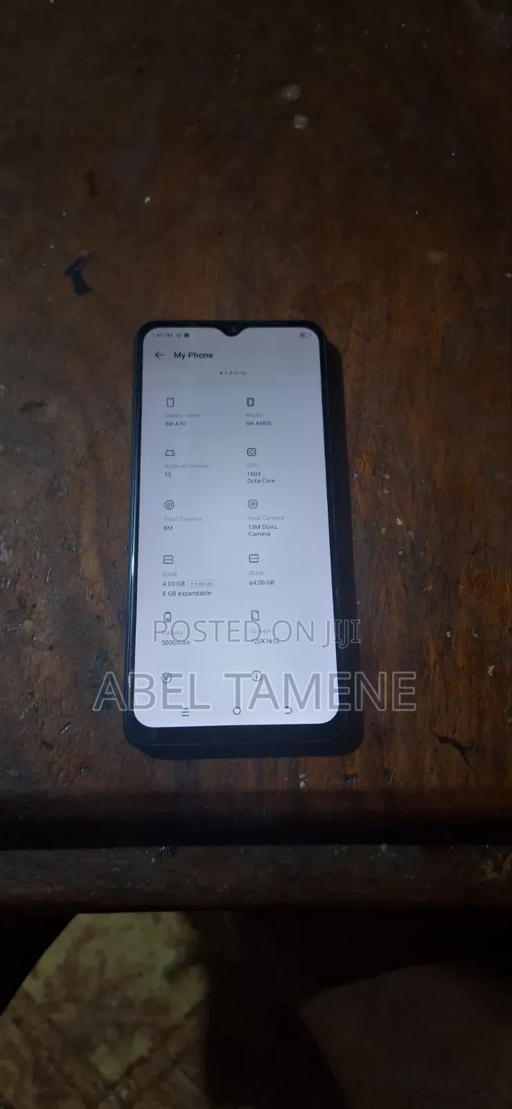 Itel A70 128 GB Blue