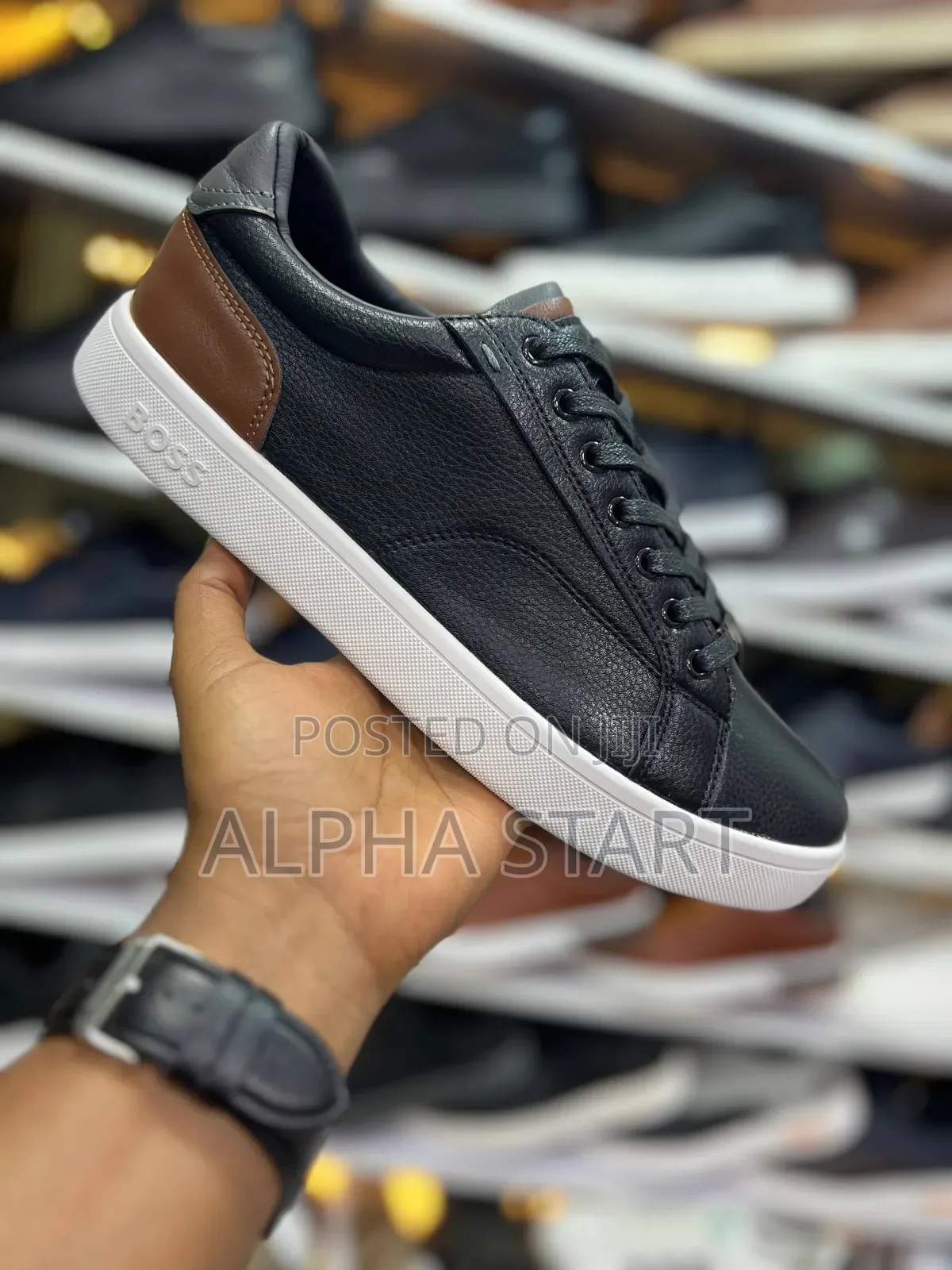 Boss Biol High Master Quality Flat Lather Shoes for Man's