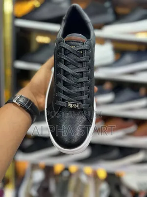 Boss Biol High Master Quality Flat Lather Shoes for Man's