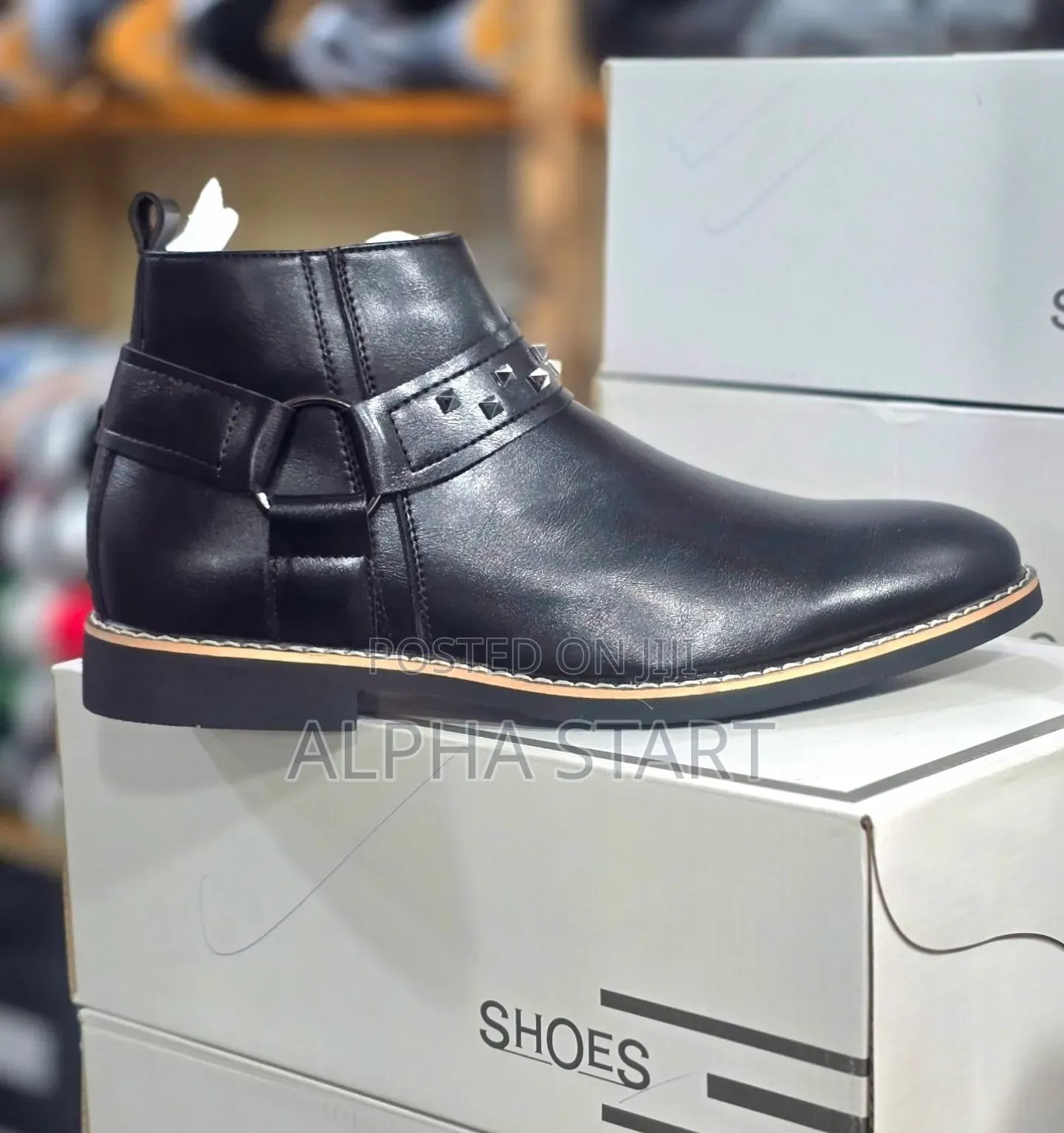 Chelise Boots by 3 Color High Master Quality Lather Shoes for Man's