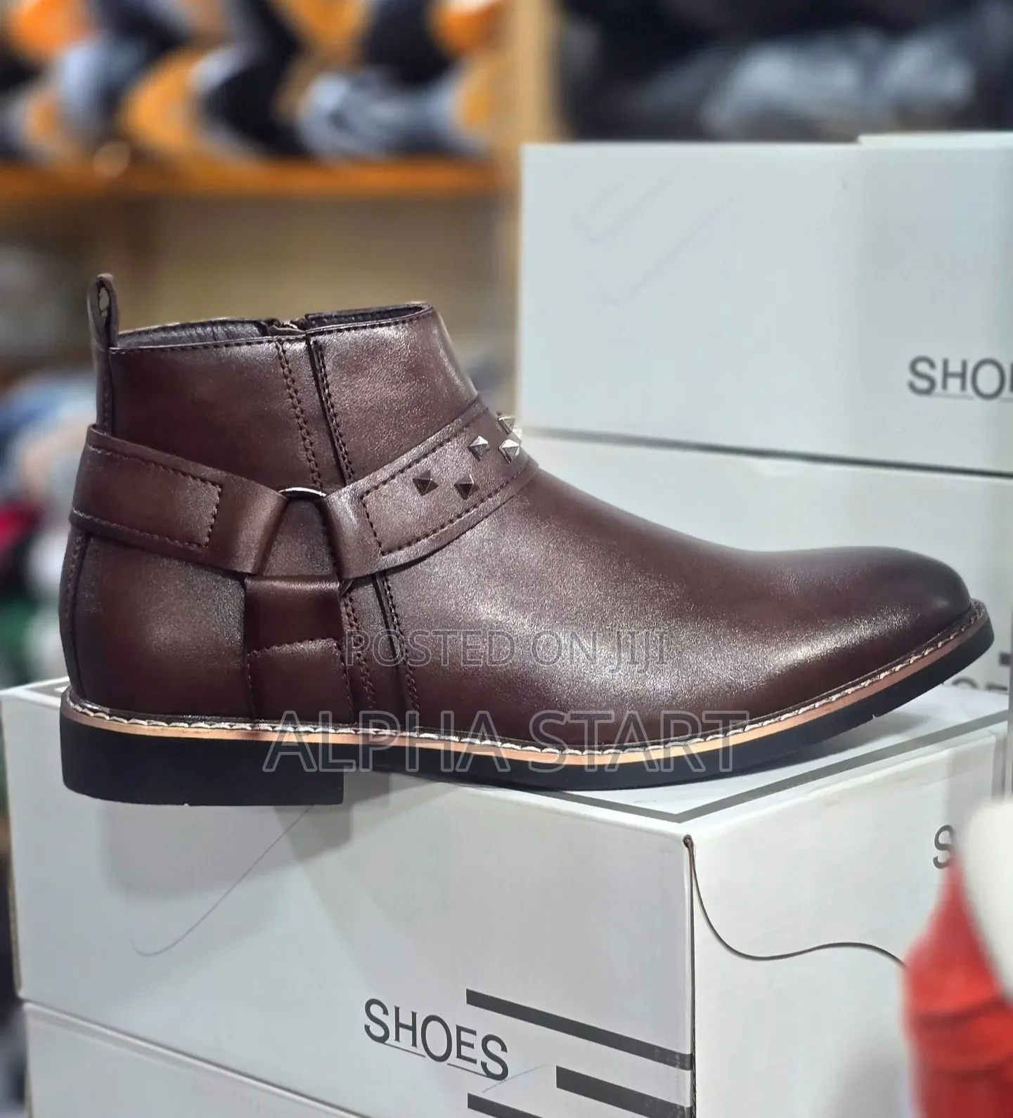 Chelise Boots by 3 Color High Master Quality Lather Shoes for Man's