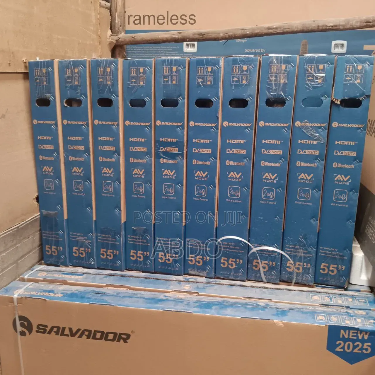 Salvadoor Smart Tv 55 Inch Andraid Framless Hifi Speaker
