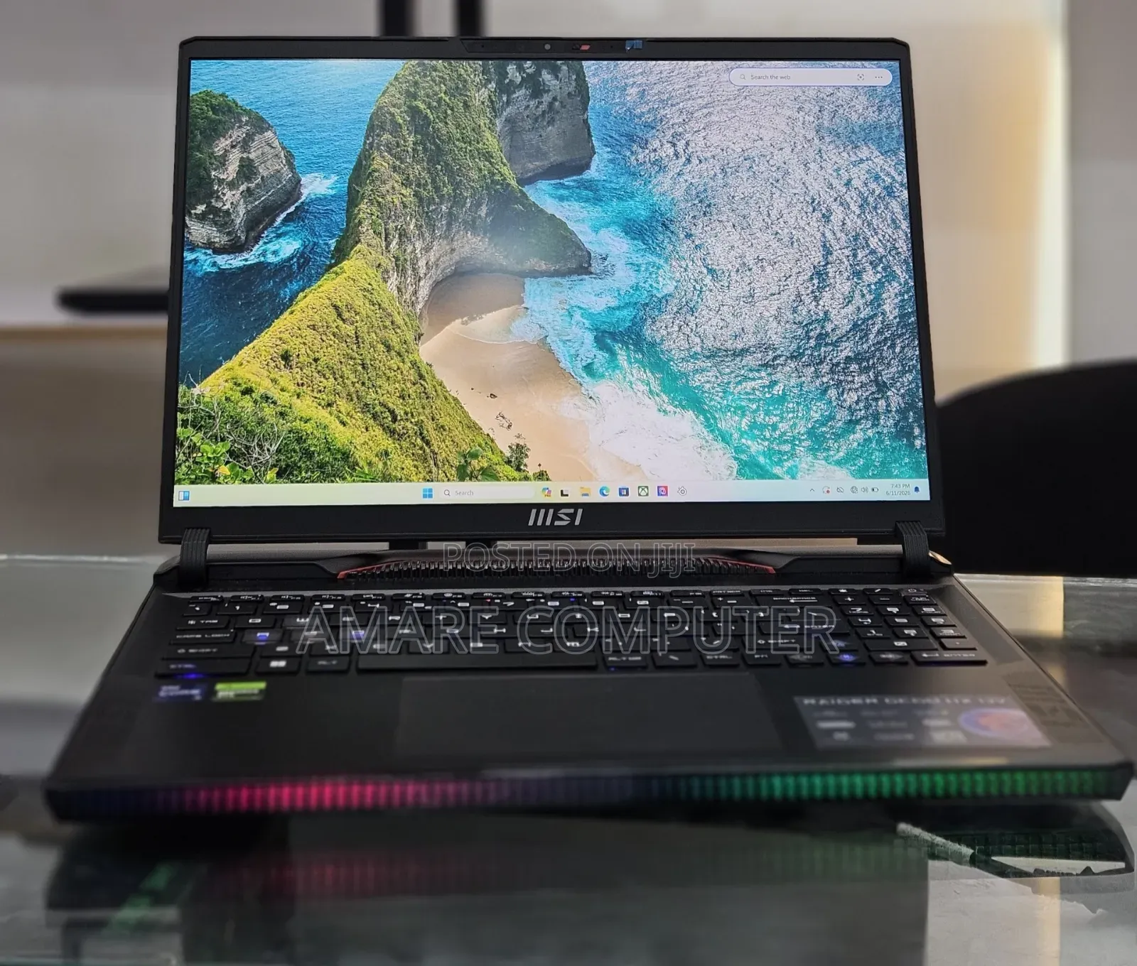 New Laptop MSI 32GB Intel Core i9 SSD 1T