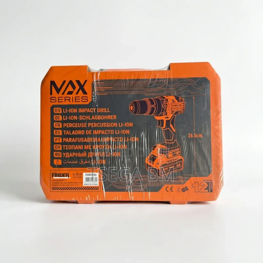 Finder 21v 120n.M Cordles Brushless Li-Ion Impact Drill 4ah