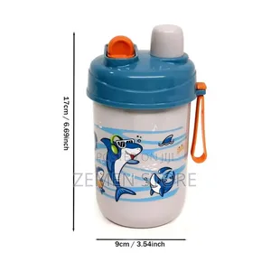 Kids Cute Dinosaur Lunch Box and Bottle Set የልጆች የምሳ ዕቃ ከነ የዉሃ ኮዳ