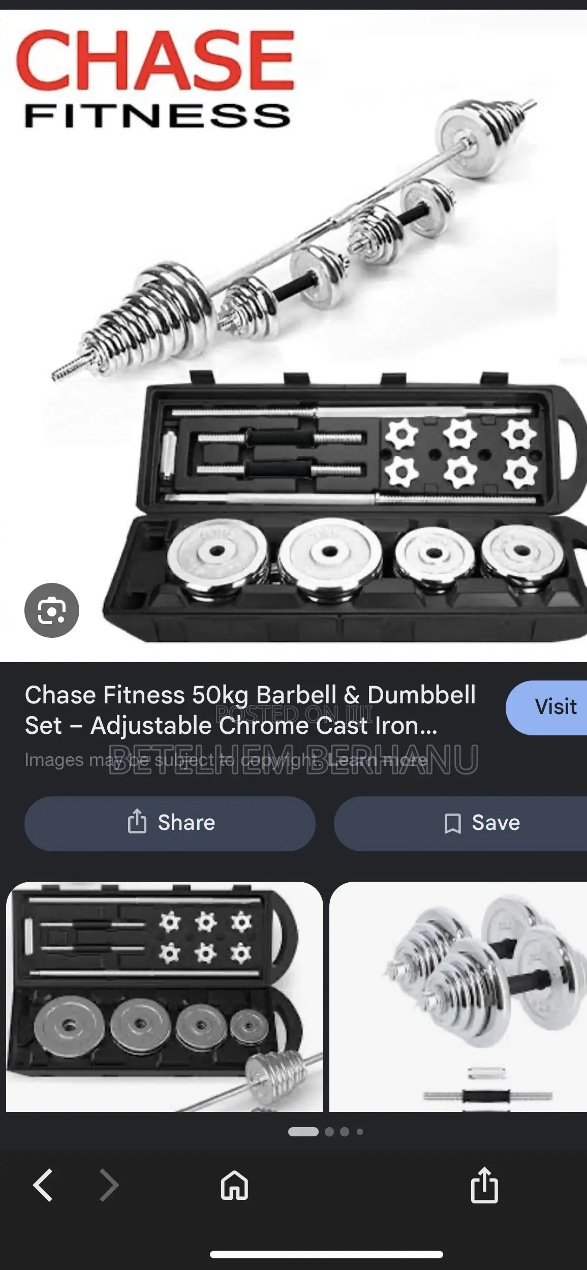 Dumbbell For Sale