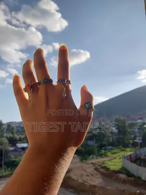 4pcs Gothic Vintage Fashion Rings 