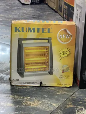 Kumtel 3-Tube Quartz Electric Heater – Made in Turkey