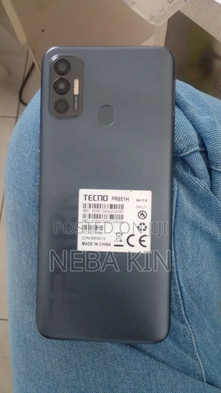 New Tecno Spark 7 64 GB Gray