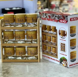 10pc Glass Jar Set