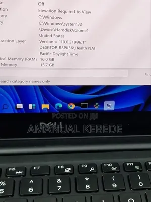 New Laptop Dell XPS 15 16GB Intel Core i7 SSD 512GB